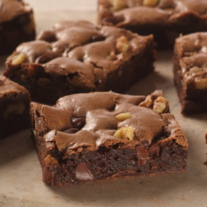 Brownies with chocolate