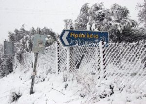 Αποκλεισμένα χωριά στην Κρήτη 