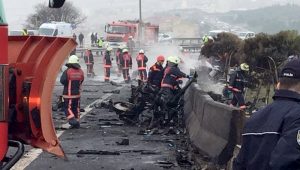Συντριβή ελικόπτερου στην Κωνσταντινούπολη